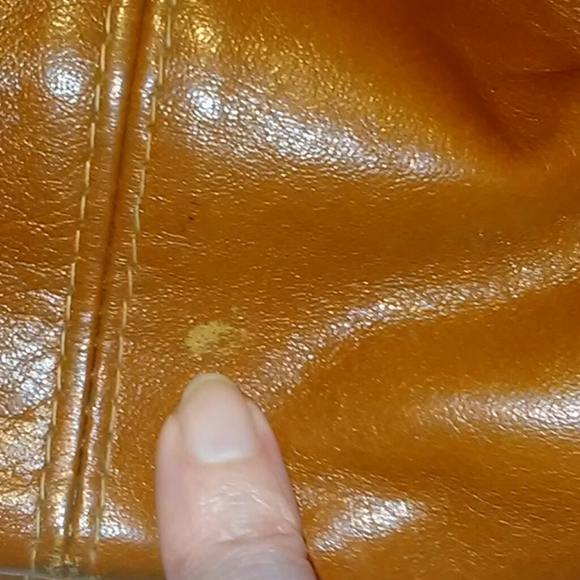 Genuine vintage leather hobo/pouch bag - Picture 4 of 4